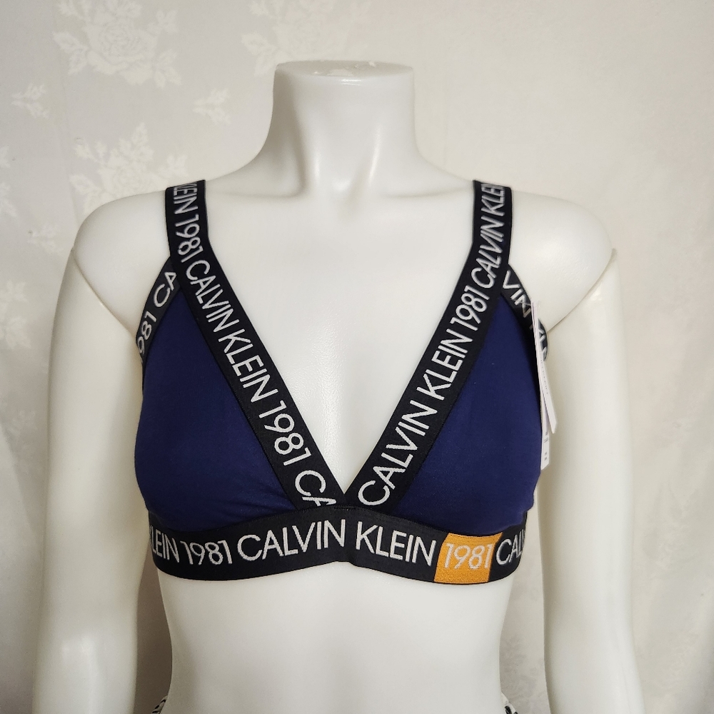 Calvin Klein 1981 Bold Unlined Bralette